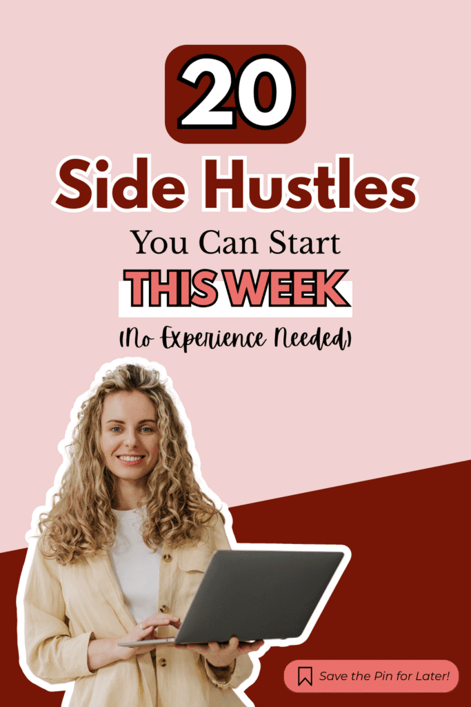 Side hustles make money from home for beginners