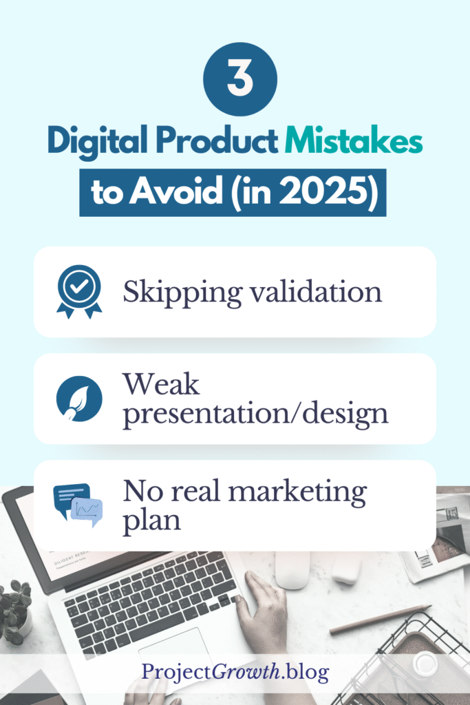 digital product mistakes to avoid guide for beginners
