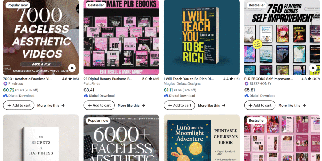  etsy digital products best seller